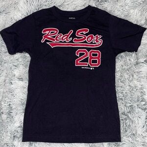 Boston Red Sox Tee Shirt Genuine Merchandise JD Martinez #28 Child’s S 6/7 NWOT